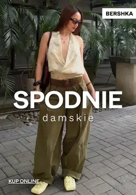 Bershka - gazetka promocyjna Spodnie damskie - SALE od wtorku 07.07 