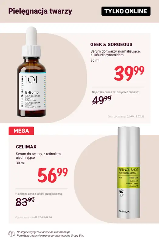 Rossmann - gazetka promocyjna Promocje TYLKO ONLINE! od wtorku 07.07 do środy 15.07 - strona 2