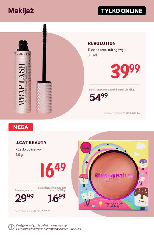 Rossmann - gazetka promocyjna Promocje TYLKO ONLINE! od wtorku 07.07 do środy 15.07 - strona 6