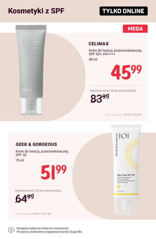 Rossmann - gazetka promocyjna Promocje TYLKO ONLINE! od wtorku 07.07 do środy 15.07 - strona 4