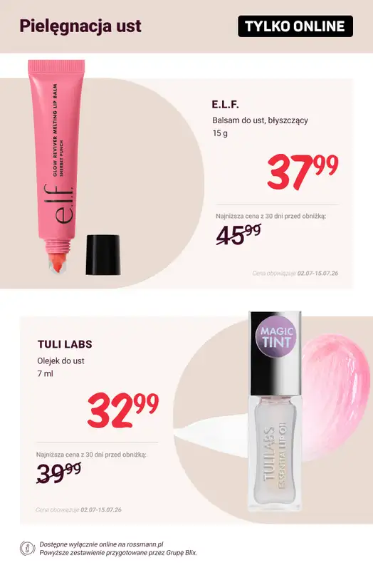 Rossmann - gazetka promocyjna Promocje TYLKO ONLINE! od wtorku 07.07 do środy 15.07 - strona 5