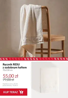 Homla - gazetka promocyjna Do -50% na ręczniki łazienkowe od środy 08.07  - strona 9