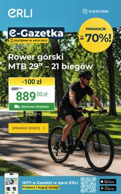 ERLI - gazetka promocyjna Aktywne lato – sprawdź super okazje Erli! od piątku 10.07 do niedzieli 12.07