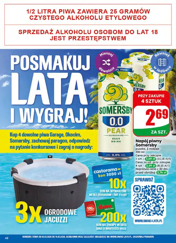 Dino - gazetka promocyjna Gazetka 28 / 2026 od środy 08.07 do wtorku 14.07 - strona 48