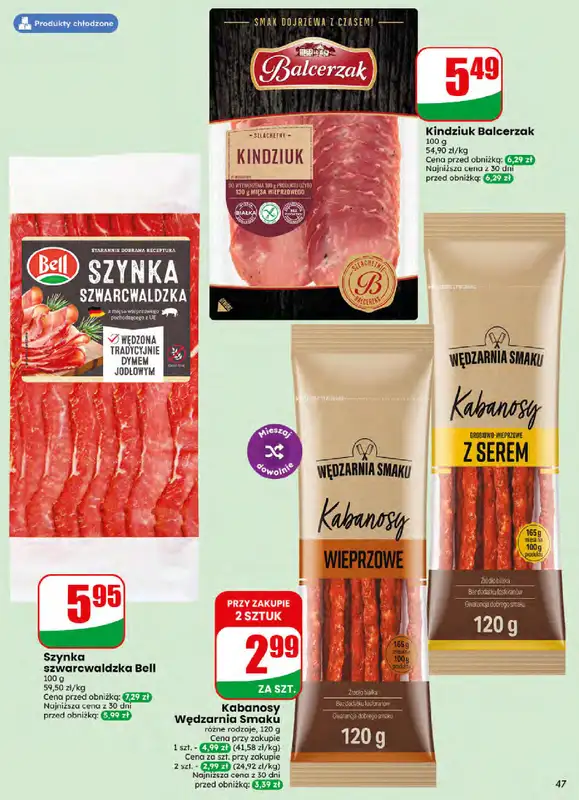 Dino - gazetka promocyjna Gazetka 28 / 2026 od środy 08.07 do wtorku 14.07 - strona 47
