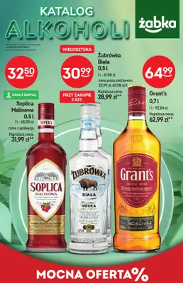 Żabka - gazetka promocyjna Katalog alkoholi od środy 08.07 do wtorku 21.07