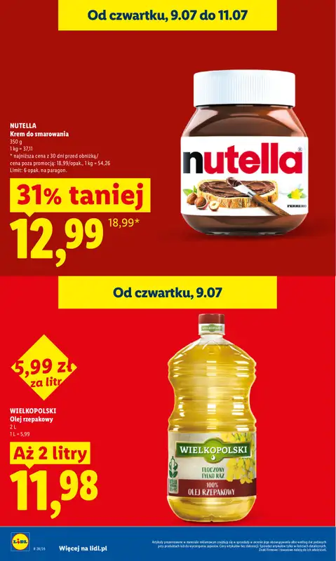 Lidl - gazetka promocyjna Oferta od czwartku od czwartku 09.07 do soboty 11.07 - strona 20