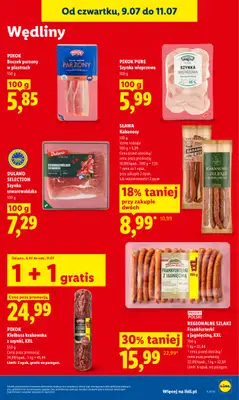 Lidl - gazetka promocyjna Oferta od czwartku od czwartku 09.07 do soboty 11.07 - strona 61