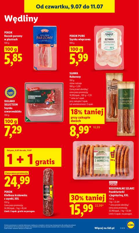 Lidl - gazetka promocyjna Oferta od czwartku od czwartku 09.07 do soboty 11.07 - strona 61