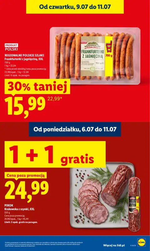 Lidl - gazetka promocyjna Oferta od czwartku od czwartku 09.07 do soboty 11.07 - strona 15