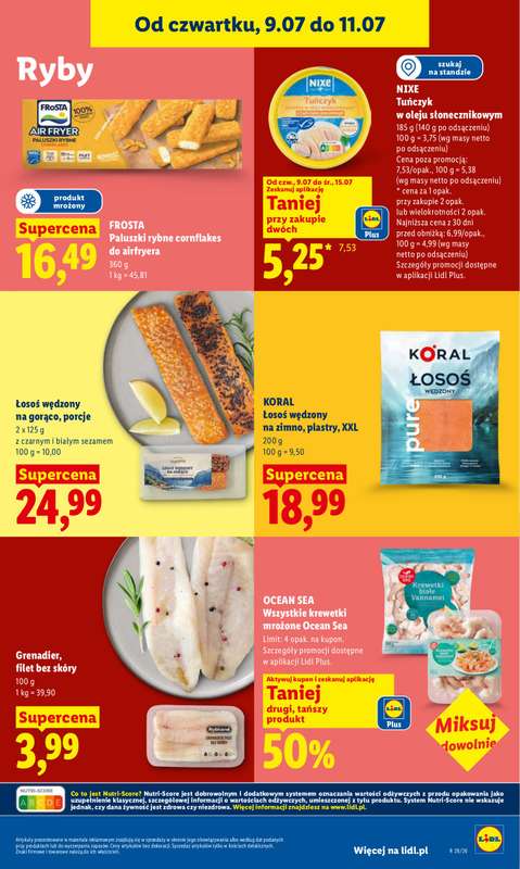 Lidl - gazetka promocyjna Oferta od czwartku od czwartku 09.07 do soboty 11.07 - strona 63