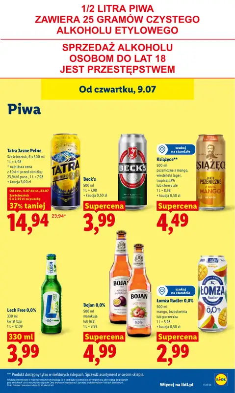 Lidl - gazetka promocyjna Oferta od czwartku od czwartku 09.07 do soboty 11.07 - strona 75