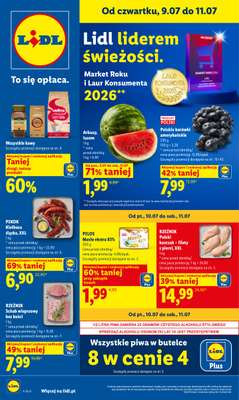 Lidl - gazetka promocyjna Oferta od czwartku od czwartku 09.07 do soboty 11.07