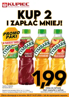 Kupiec - gazetka promocyjna Promopaki od środy 08.07 do wtorku 14.07 - strona 9