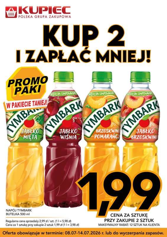 Kupiec - gazetka promocyjna Promopaki od środy 08.07 do wtorku 14.07 - strona 9
