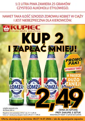 Kupiec - gazetka promocyjna Promopaki od środy 08.07 do wtorku 14.07 - strona 5