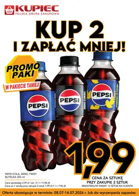Kupiec - gazetka promocyjna Promopaki od środy 08.07 do wtorku 14.07 - strona 7
