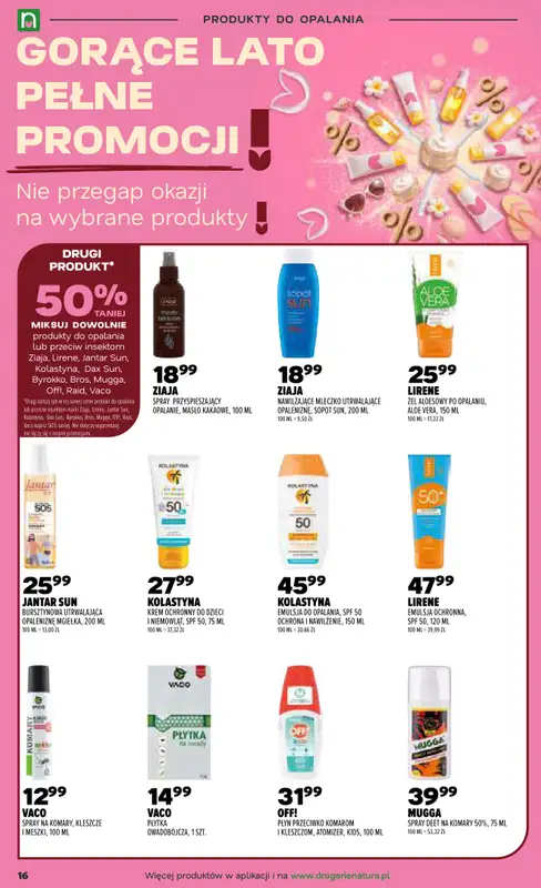 Drogerie Natura - gazetka promocyjna Gazetka od środy 08.07 do poniedziałku 20.07 - strona 16