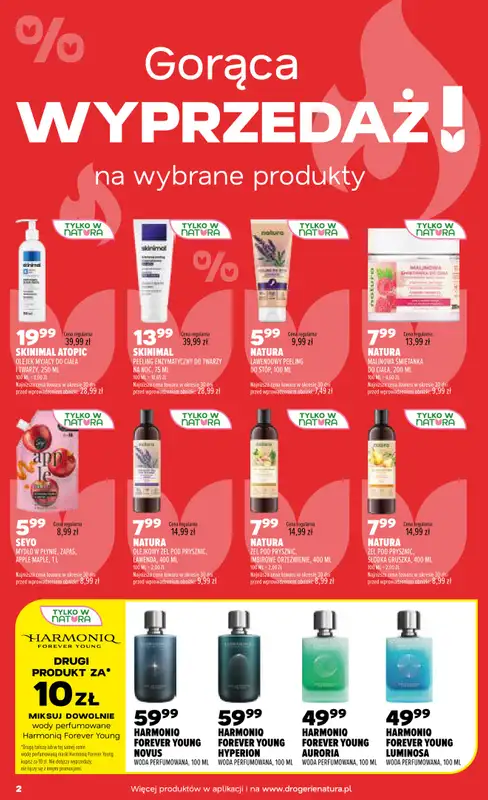 Drogerie Natura - gazetka promocyjna Gazetka od środy 08.07 do poniedziałku 20.07 - strona 2