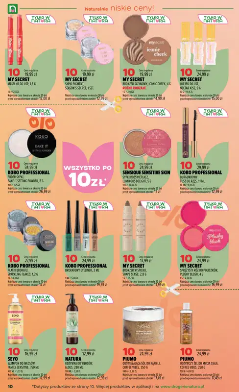 Drogerie Natura - gazetka promocyjna Gazetka od środy 08.07 do poniedziałku 20.07 - strona 10