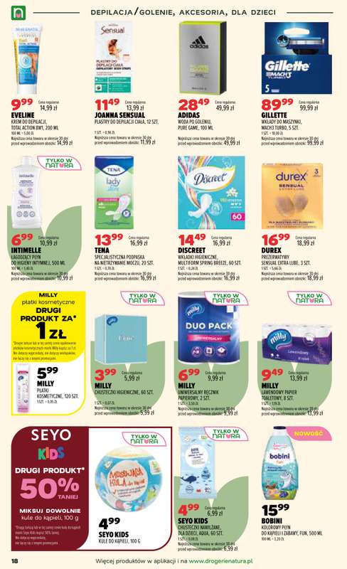 Drogerie Natura - gazetka promocyjna Gazetka od środy 08.07 do poniedziałku 20.07 - strona 18