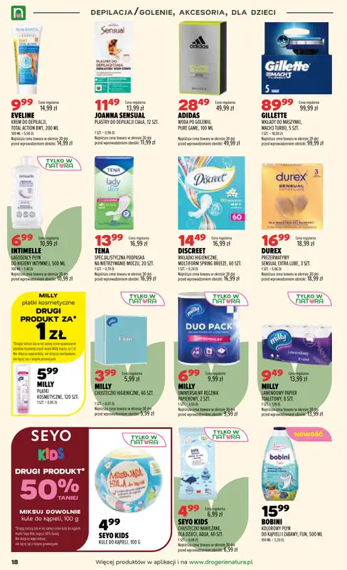 Drogerie Natura - gazetka promocyjna Gazetka od środy 08.07 do poniedziałku 20.07 - strona 18