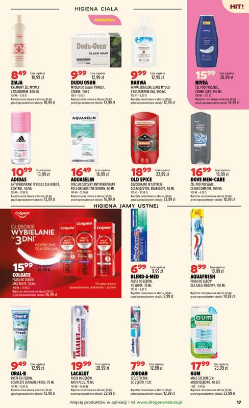 Drogerie Natura - gazetka promocyjna Gazetka od środy 08.07 do poniedziałku 20.07 - strona 17