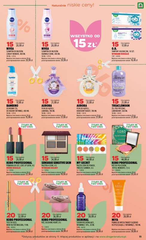 Drogerie Natura - gazetka promocyjna Gazetka od środy 08.07 do poniedziałku 20.07 - strona 11