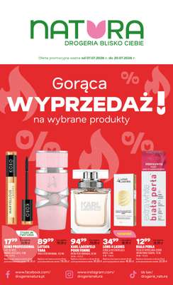 Drogerie Natura - gazetka promocyjna Gazetka od środy 08.07 do poniedziałku 20.07