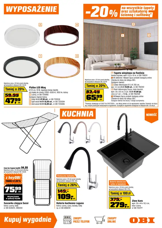 OBI - gazetka promocyjna Gazetka od środy 08.07 do wtorku 28.07 - strona 5
