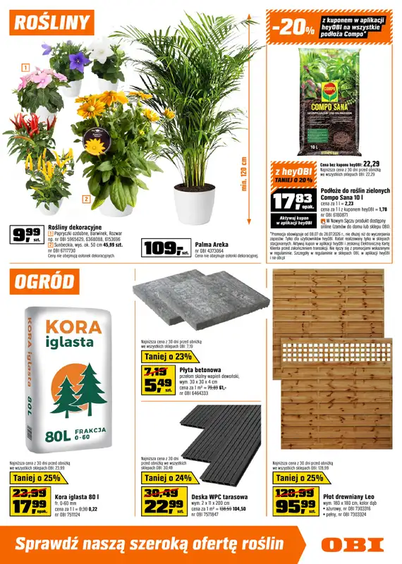 OBI - gazetka promocyjna Gazetka od środy 08.07 do wtorku 28.07 - strona 15
