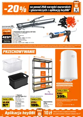 OBI - gazetka promocyjna Gazetka od środy 08.07 do wtorku 28.07 - strona 8