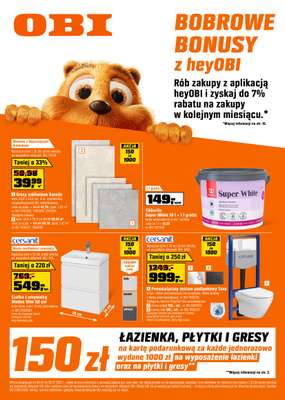 OBI - gazetka promocyjna Gazetka od środy 08.07 do wtorku 28.07