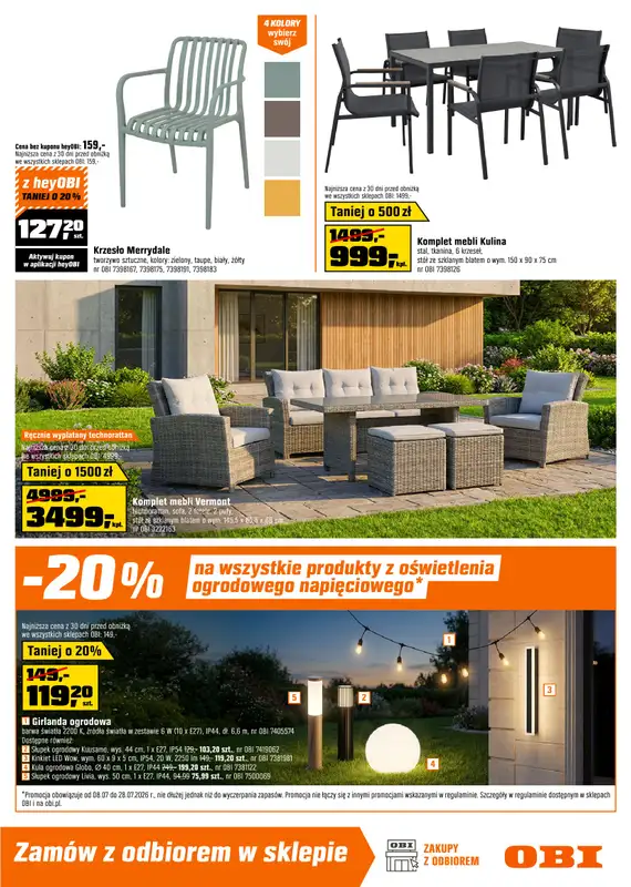 OBI - gazetka promocyjna Gazetka od środy 08.07 do wtorku 28.07 - strona 13