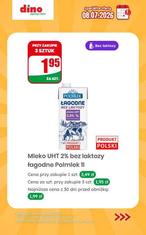 Dino - gazetka promocyjna Specjalna oferta na 08.07.2026 - promocje spoza gazetki od środy 08.07 do środy 08.07 - strona 6