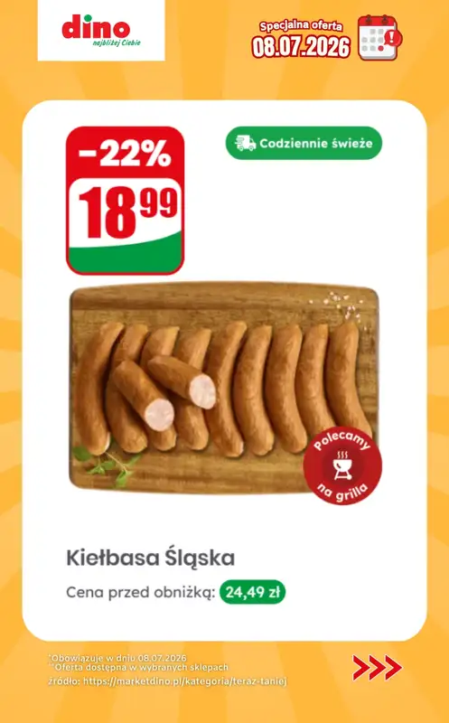 Dino - gazetka promocyjna Specjalna oferta na 08.07.2026 - promocje spoza gazetki od środy 08.07 do środy 08.07 - strona 5