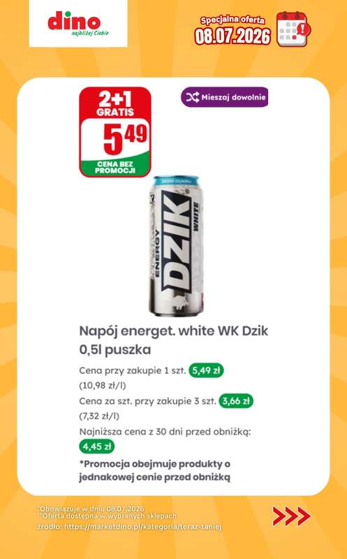 Dino - gazetka promocyjna Specjalna oferta na 08.07.2026 - promocje spoza gazetki od środy 08.07 do środy 08.07 - strona 4