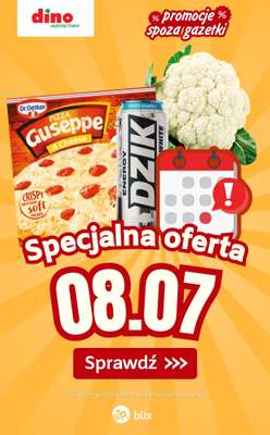Dino - gazetka promocyjna Specjalna oferta na 08.07.2026 - promocje spoza gazetki od środy 08.07 do środy 08.07