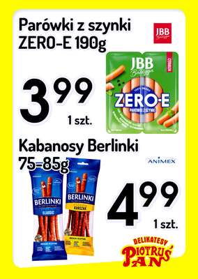 Delikatesy Piotruś Pan - gazetka promocyjna Plakaty promocyjne od środy 08.07 do środy 15.07