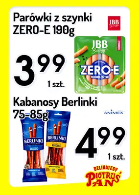 Delikatesy Piotruś Pan - gazetka promocyjna Plakaty promocyjne od środy 08.07 do środy 15.07