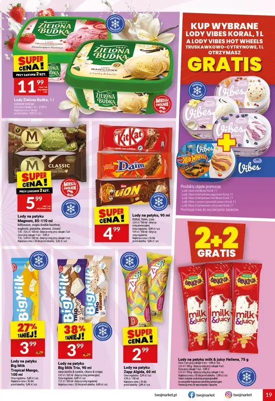 Twój Market - gazetka promocyjna Gazetka od środy 08.07 do wtorku 14.07 - strona 19