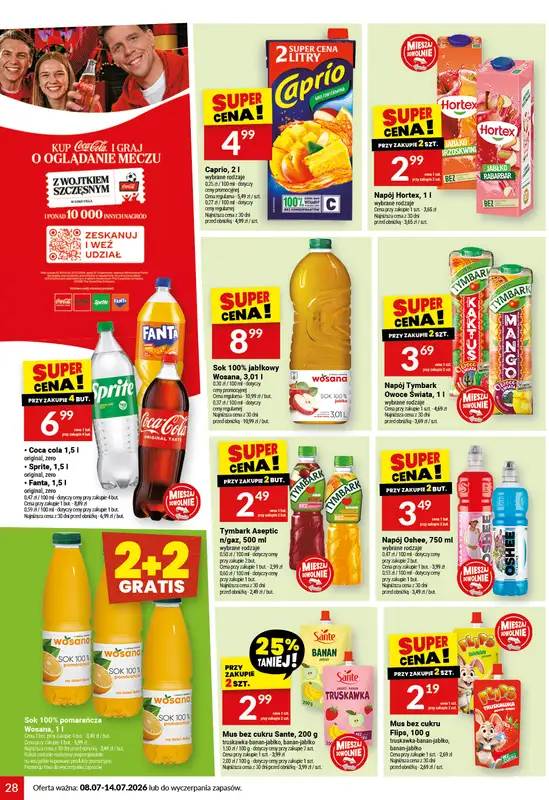 Twój Market - gazetka promocyjna Gazetka od środy 08.07 do wtorku 14.07 - strona 28