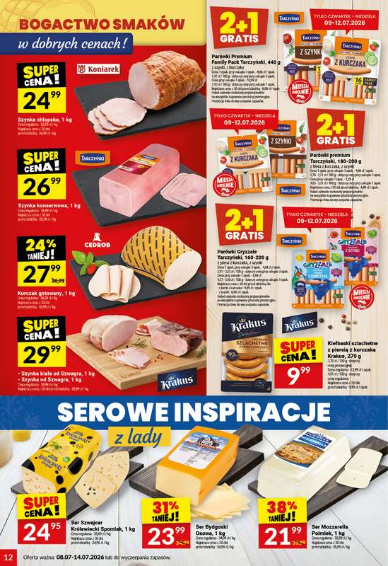 Twój Market - gazetka promocyjna Gazetka od środy 08.07 do wtorku 14.07 - strona 12