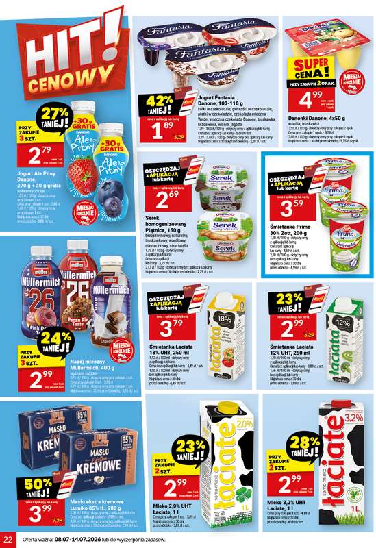 Twój Market - gazetka promocyjna Gazetka od środy 08.07 do wtorku 14.07 - strona 22