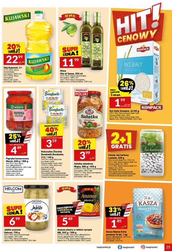 Twój Market - gazetka promocyjna Gazetka od środy 08.07 do wtorku 14.07 - strona 25