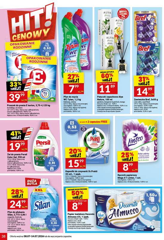Twój Market - gazetka promocyjna Gazetka od środy 08.07 do wtorku 14.07 - strona 38