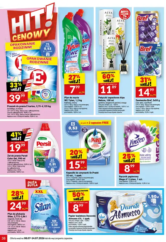Twój Market - gazetka promocyjna Gazetka od środy 08.07 do wtorku 14.07 - strona 38