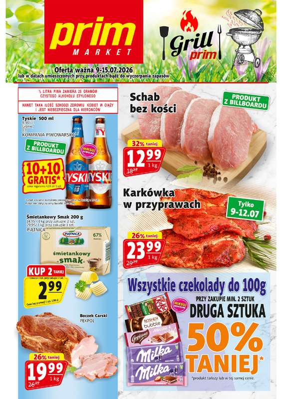 Prim Market - gazetka promocyjna Gazetka od czwartku 09.07 do środy 15.07