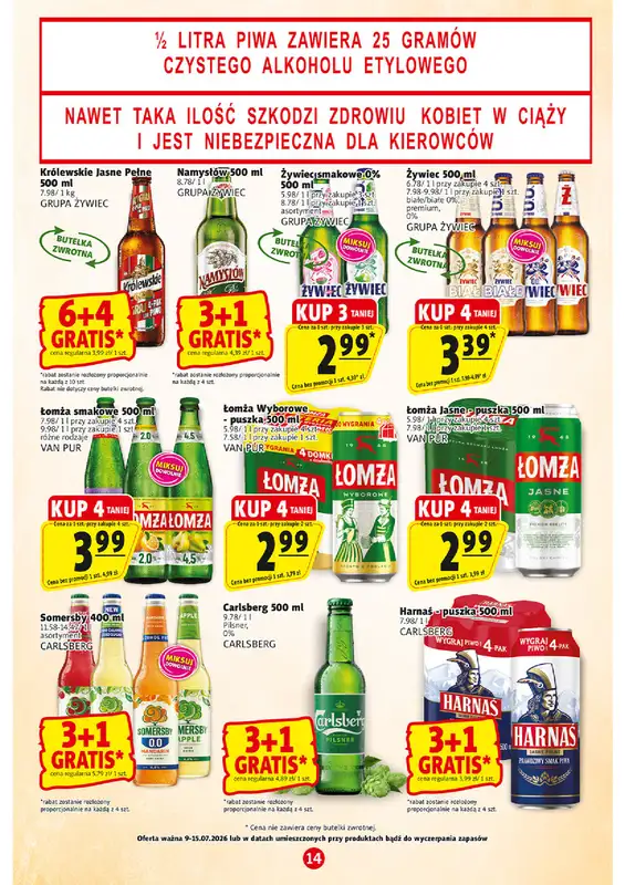 Prim Market - gazetka promocyjna Gazetka od czwartku 09.07 do środy 15.07 - strona 14