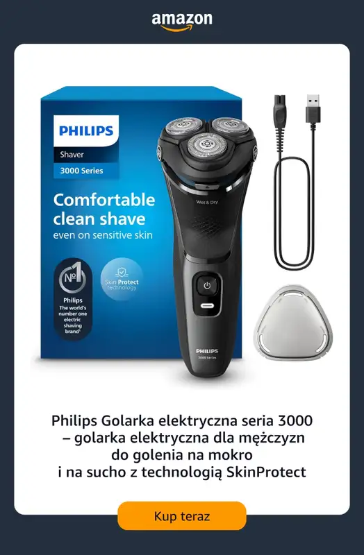 Amazon - gazetka promocyjna Golarki elektryczne męskie od środy 08.07  - strona 2